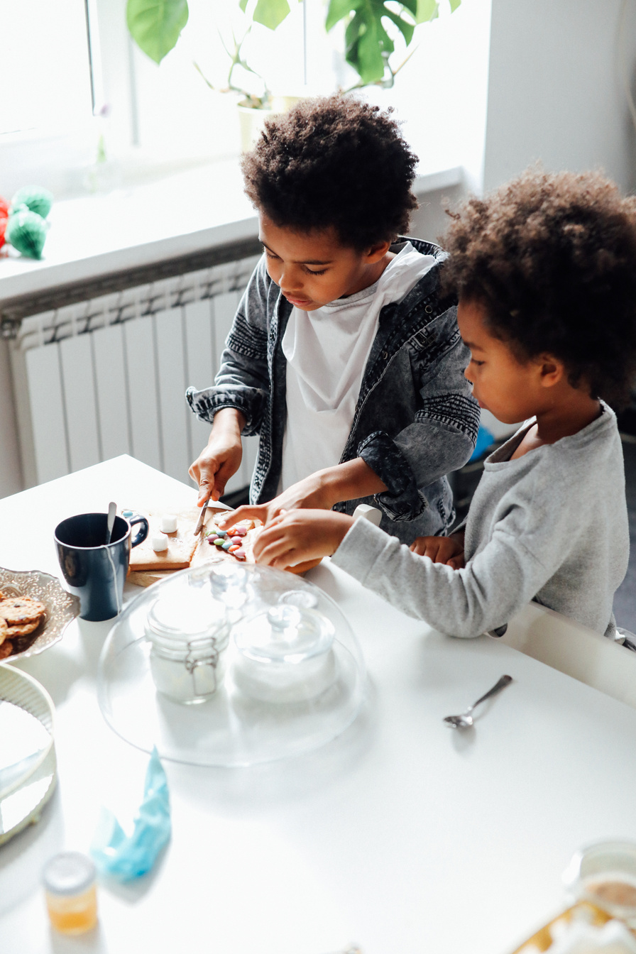 Kids Decorating Cookies